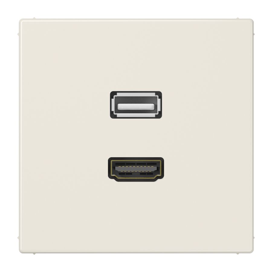 Afdekking wit voor HDMI/USB LS990