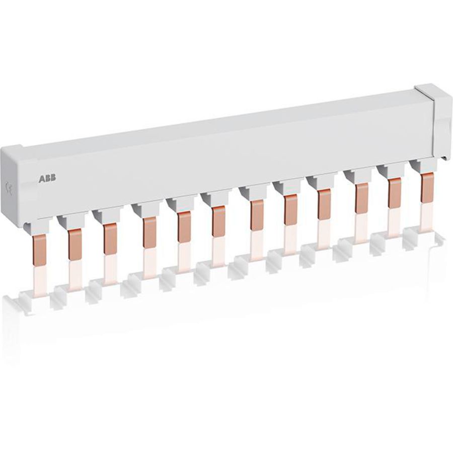 Verzamelrail 3-fase voor 4 MS165 Ie=125A