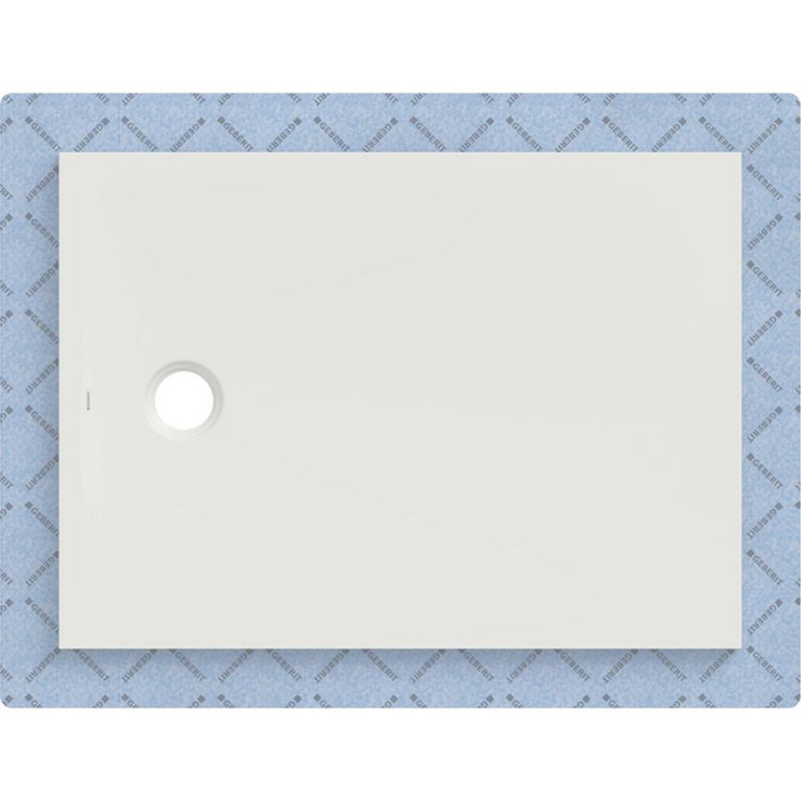 Douchevloer CleanFloor30 geïntegreerd met afdichtingsvlies wit: 110x80cm