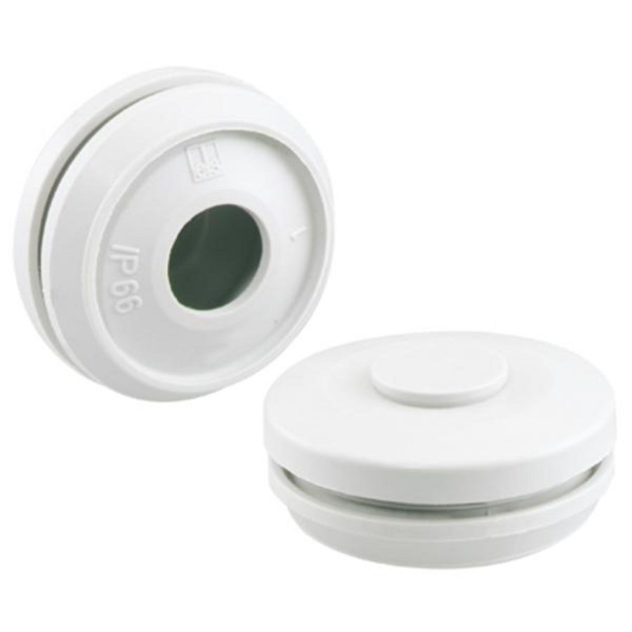 Dubbele membraaninvoeringen M20 zuiver wit IP66 VVE=50