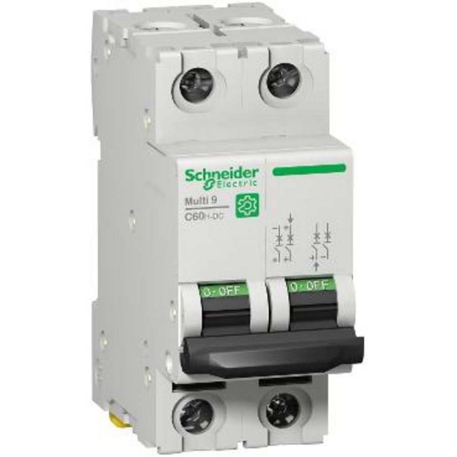 Installatieautomaat 2-polig 0.5A C-karakteristiek 500V D Multi9 C60H-DC