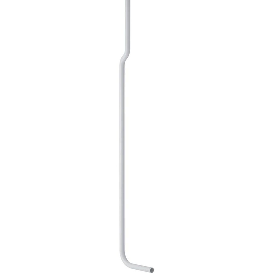 Set spoelbochten 90° 156x24cm Ø32mm A=6.5cm alpien wit