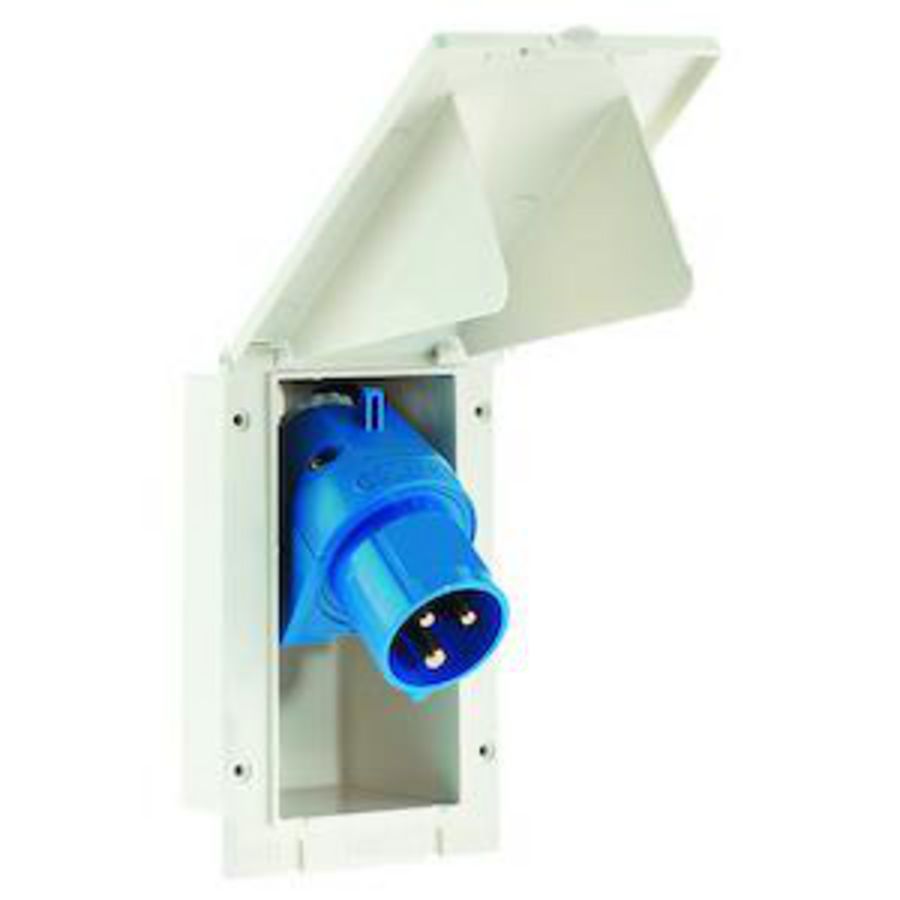 TCD 6h 16A 3P 230V IP44 163x102 Inb