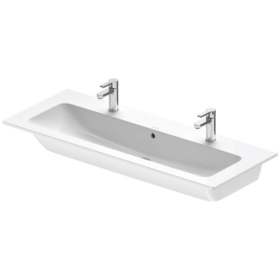 Wastafel wit hoogglans 1230mm ME by Starck