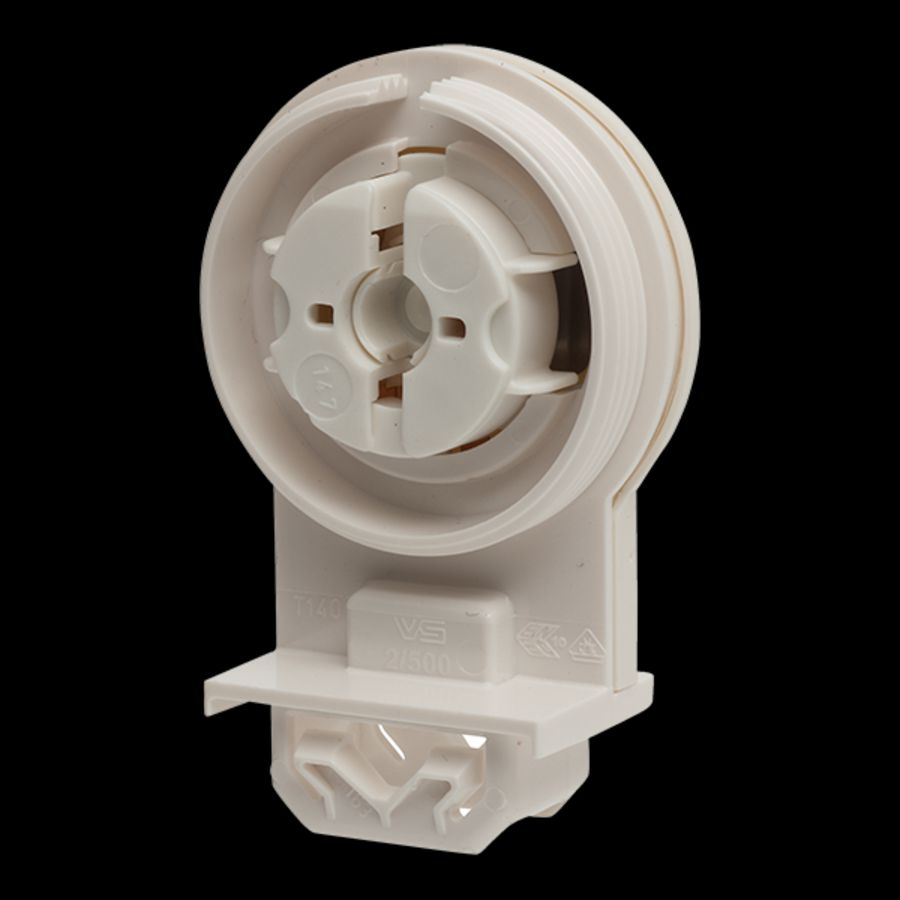 G13 lamphouder push-fit rugdeel systeem 163 wit VVE=500