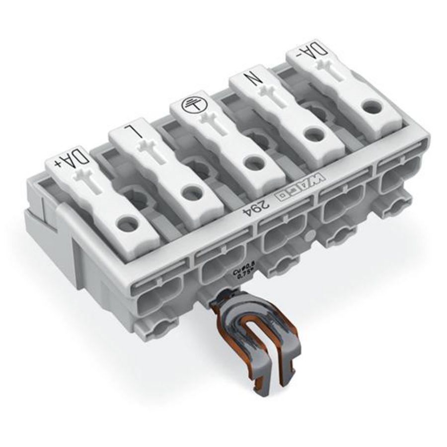 Kroonklem Drukknop extern PE-klikcontact 294-4275 VVE=250