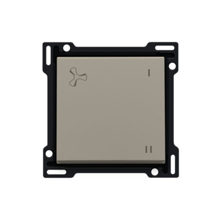 Afwerkingsset mechanisch gecontr. ventilatiebed. Bronze