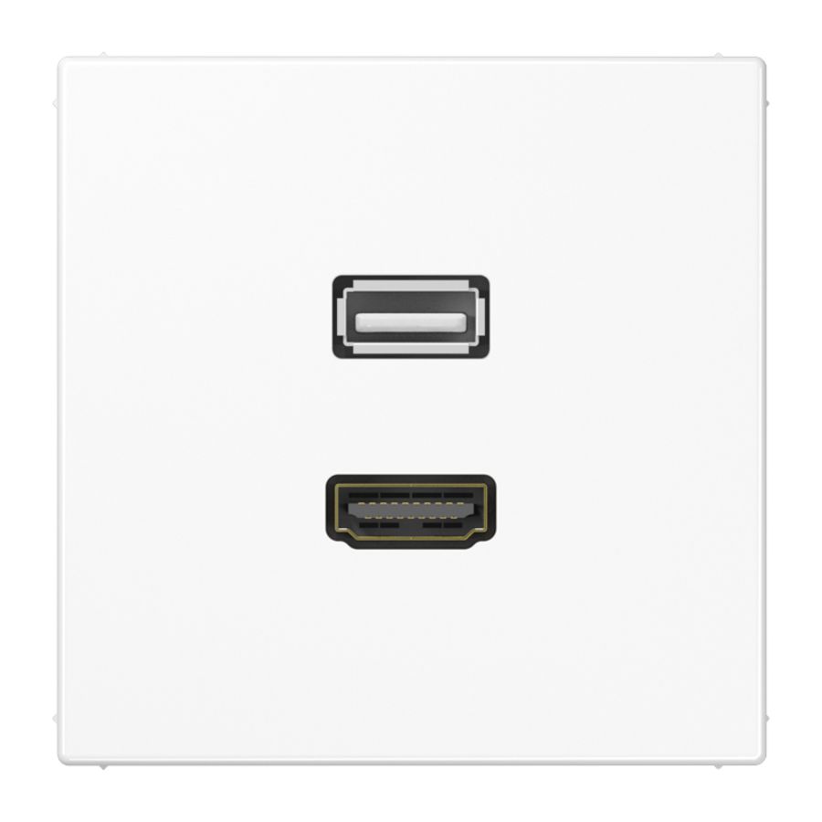 Afdekking alpin wit voor HDMI/USB LS990
