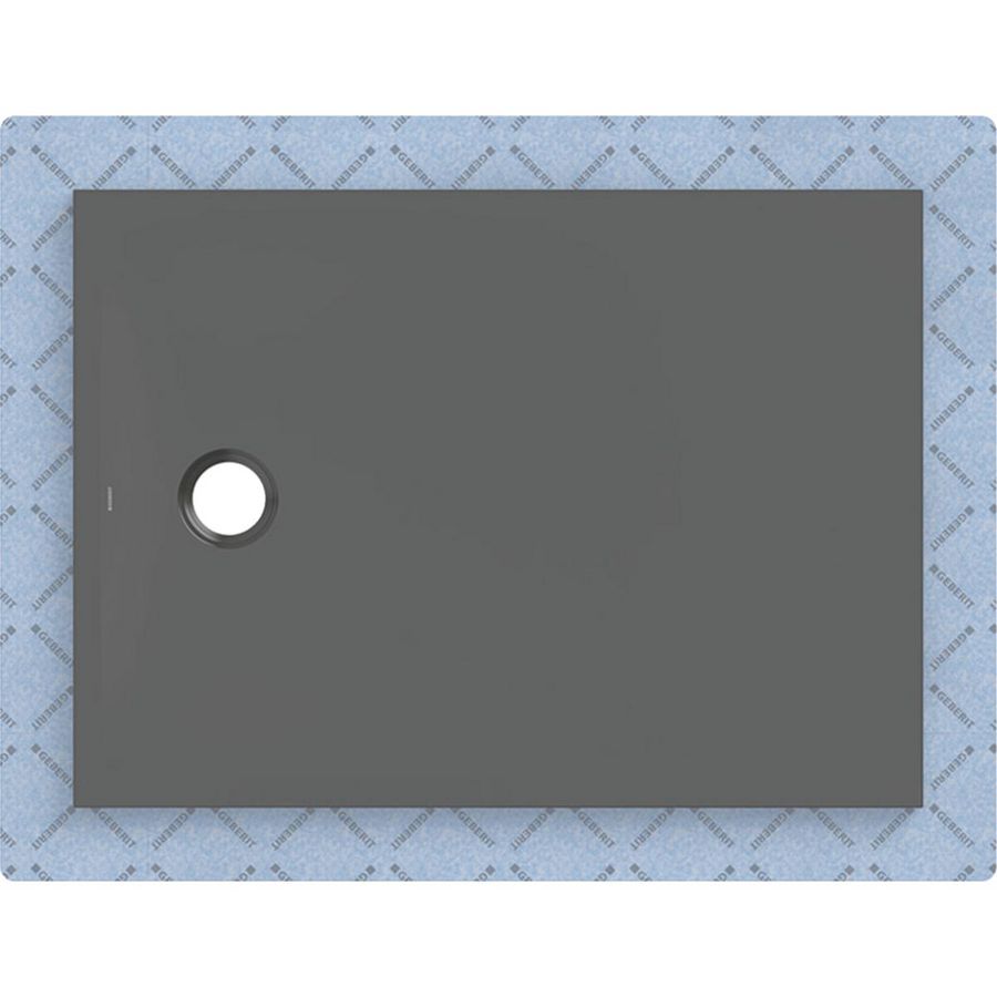 Douchevloer CleanFloor30 geïntegreerd met afdichtingsvlies grafiet: 110x80cm