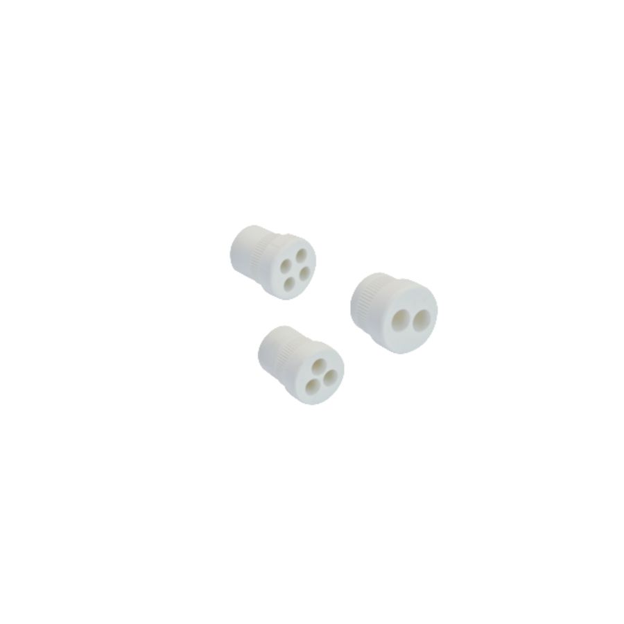 Inzetstuk TPE voor wartel PG11/M20x1,5 drl 2x5mm