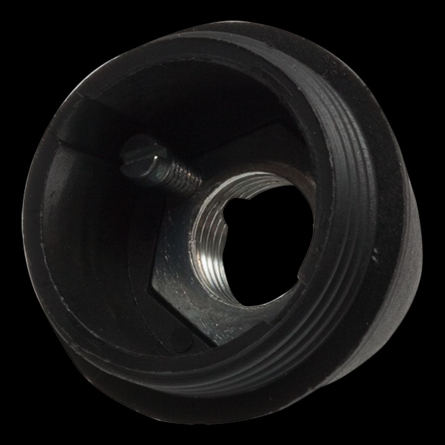 E14 deksel lamphouder M10x1 zwart H 14mm VVE=50