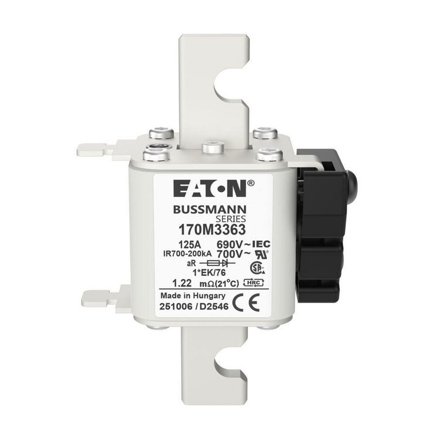 Zekering h. snelheid 125A AC 690V 200kA compact 1 45x VVE=3