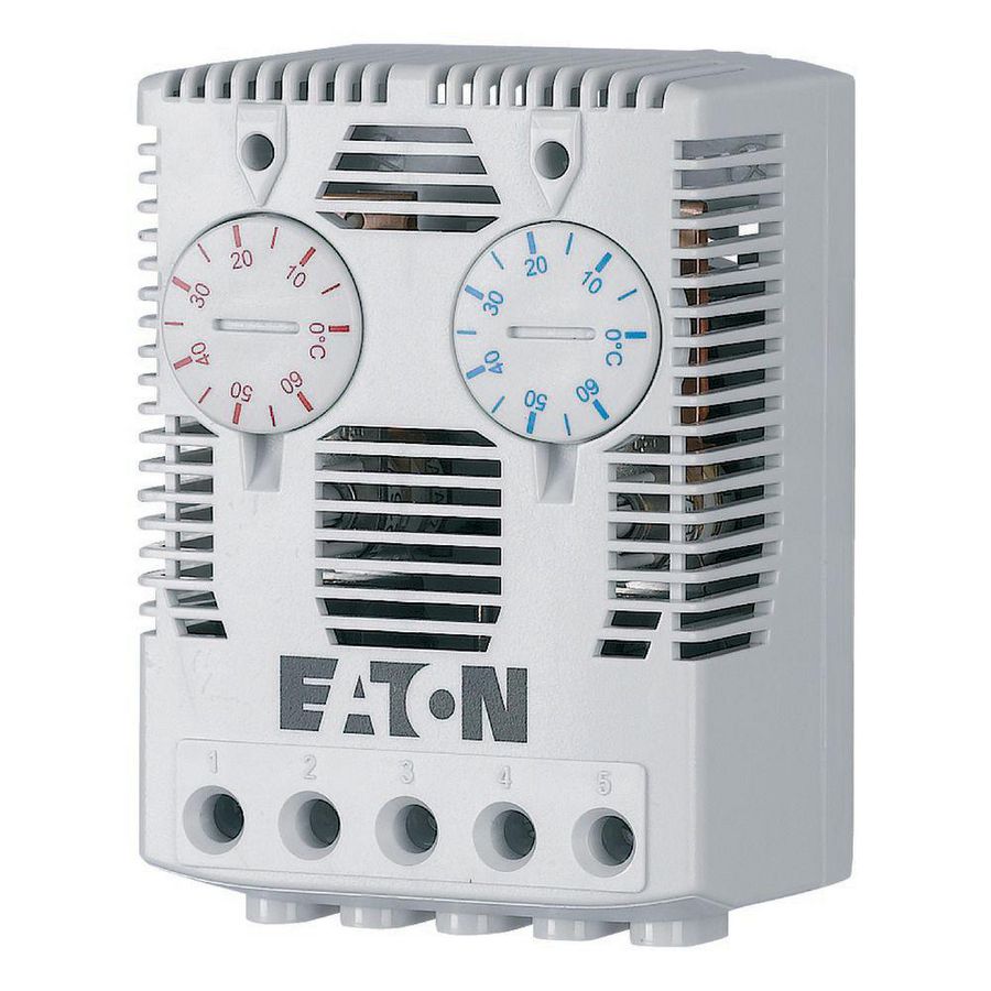 Twin-thermostaat instelbereik van 0gr.-60gr. met NC/NO conta