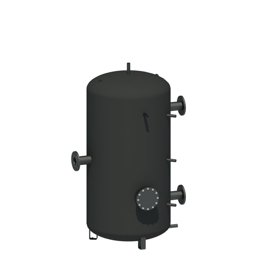 Isolatie buffervat 750L koelen