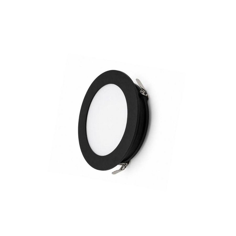 Spot Ø88*16mm 24V 5W zwart 2700K/3000K dimbaar
