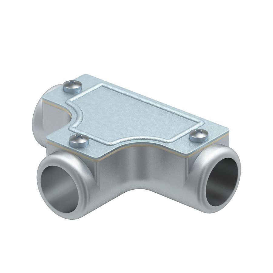 Controlle T-stuk znd schroefdr. Ø20mm gegoten alu VVE=5