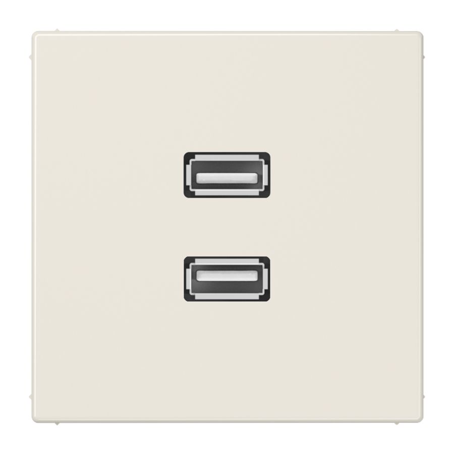 Afdekking wit voor 2xUSB LS990