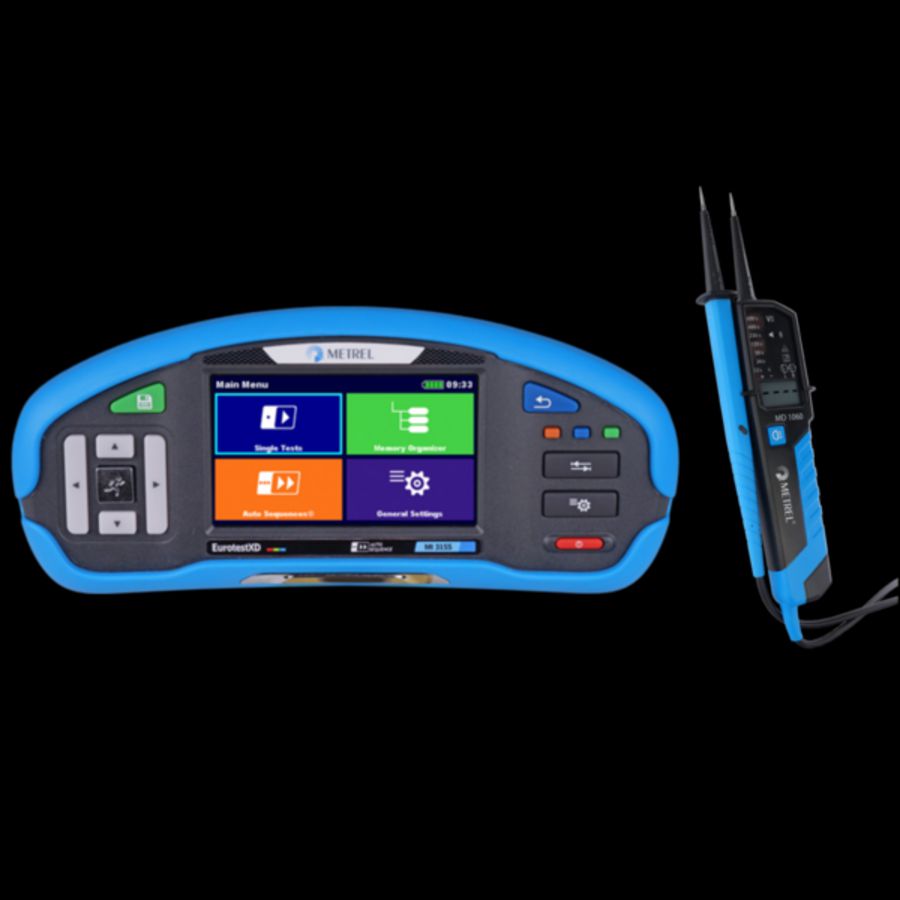 Installatietester MI3155EU EUROTEST XD+SW incl. MD1160 spanningtester