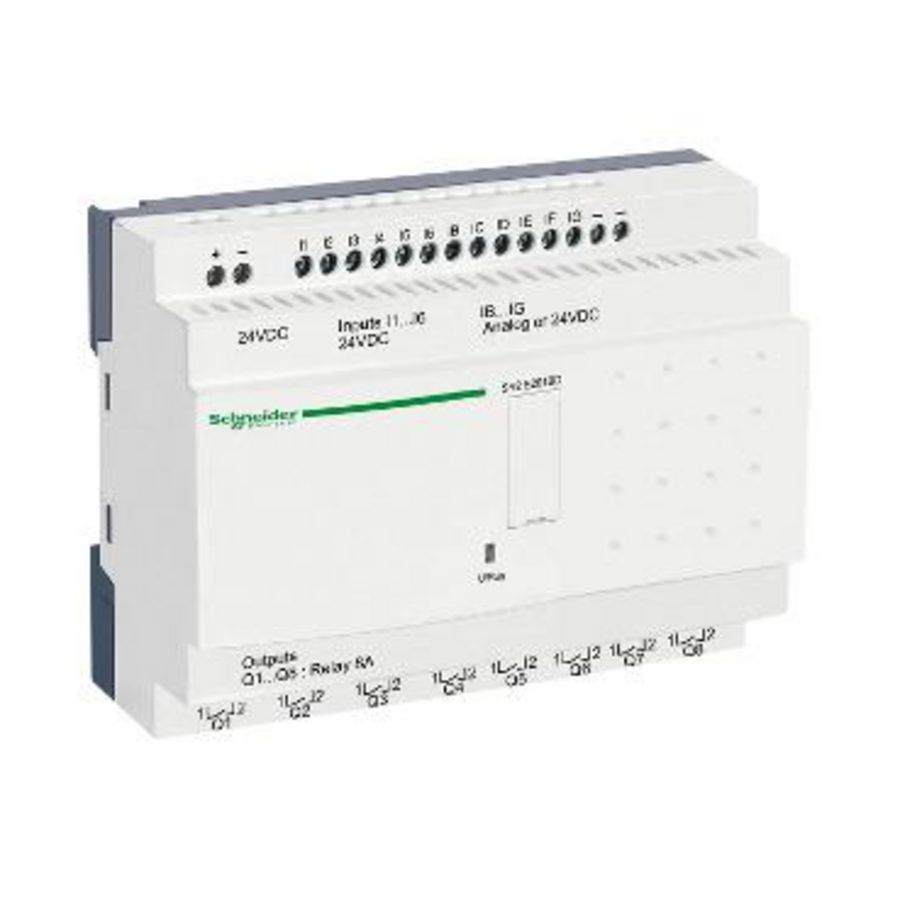 Compacte smart relais 20 I/O 24V DC Met klok Zelio Logic