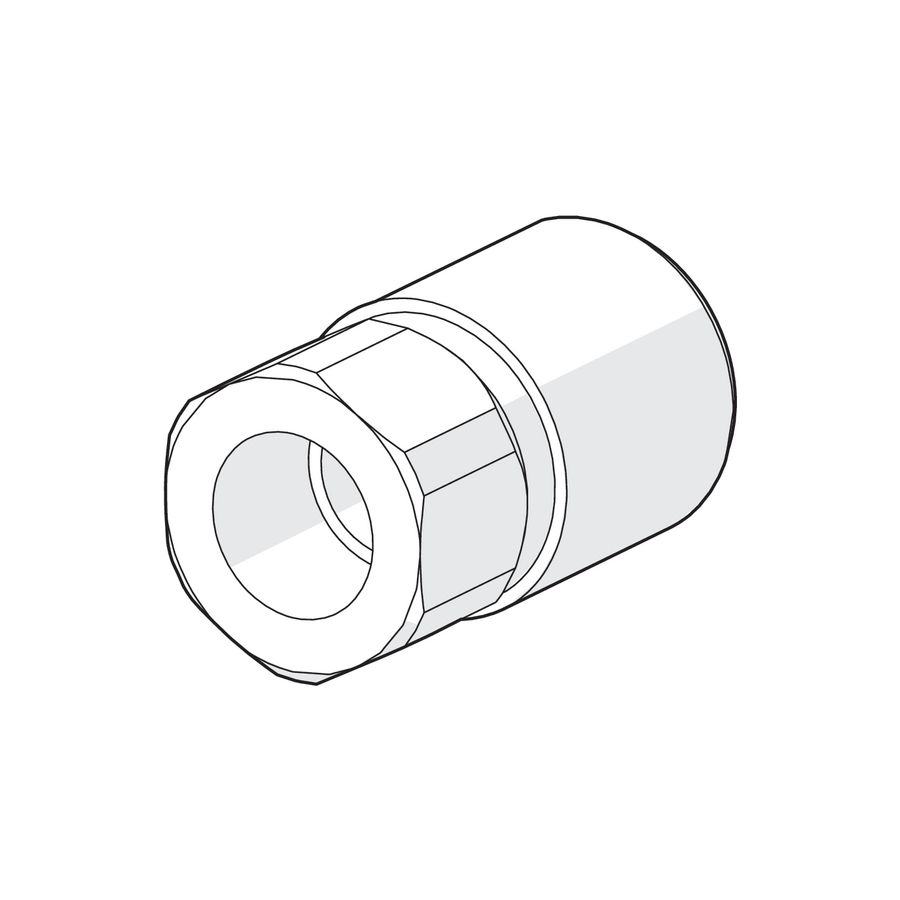 Leidingmoer M8x1 SW13