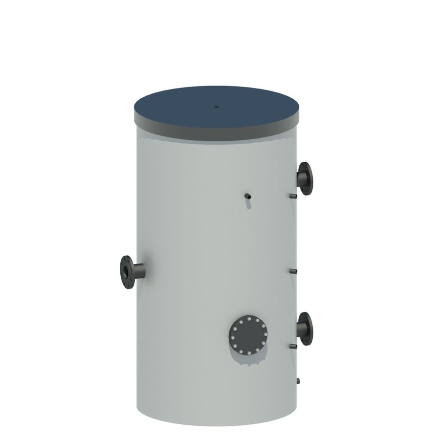 Isolatie buffervat 750L verwarmen