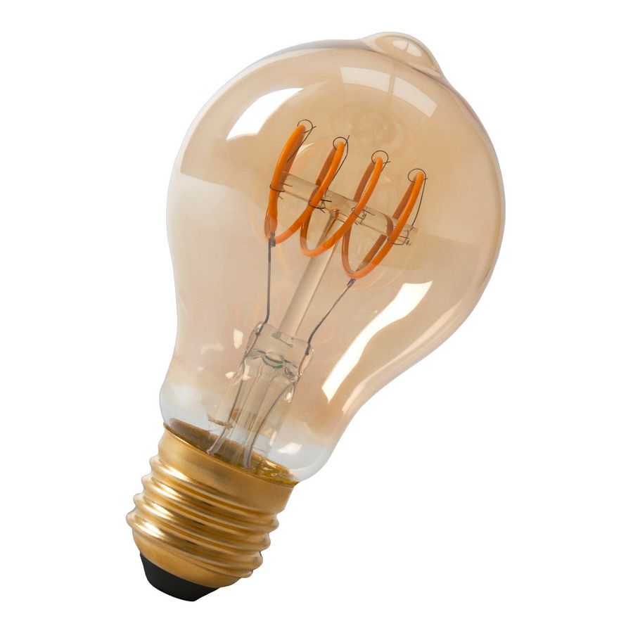 LED-lamp flexibel filament A60 E27 3.8W 25W 250lm 2100K goud