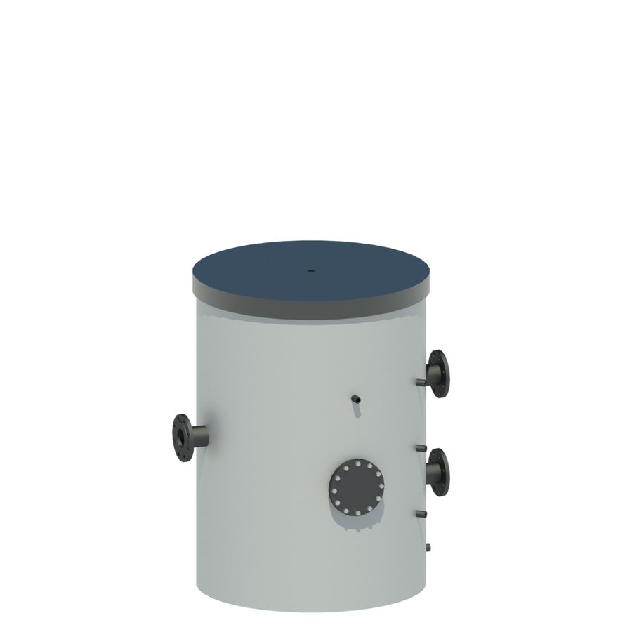 Isolatie buffervat 500L verwarmen