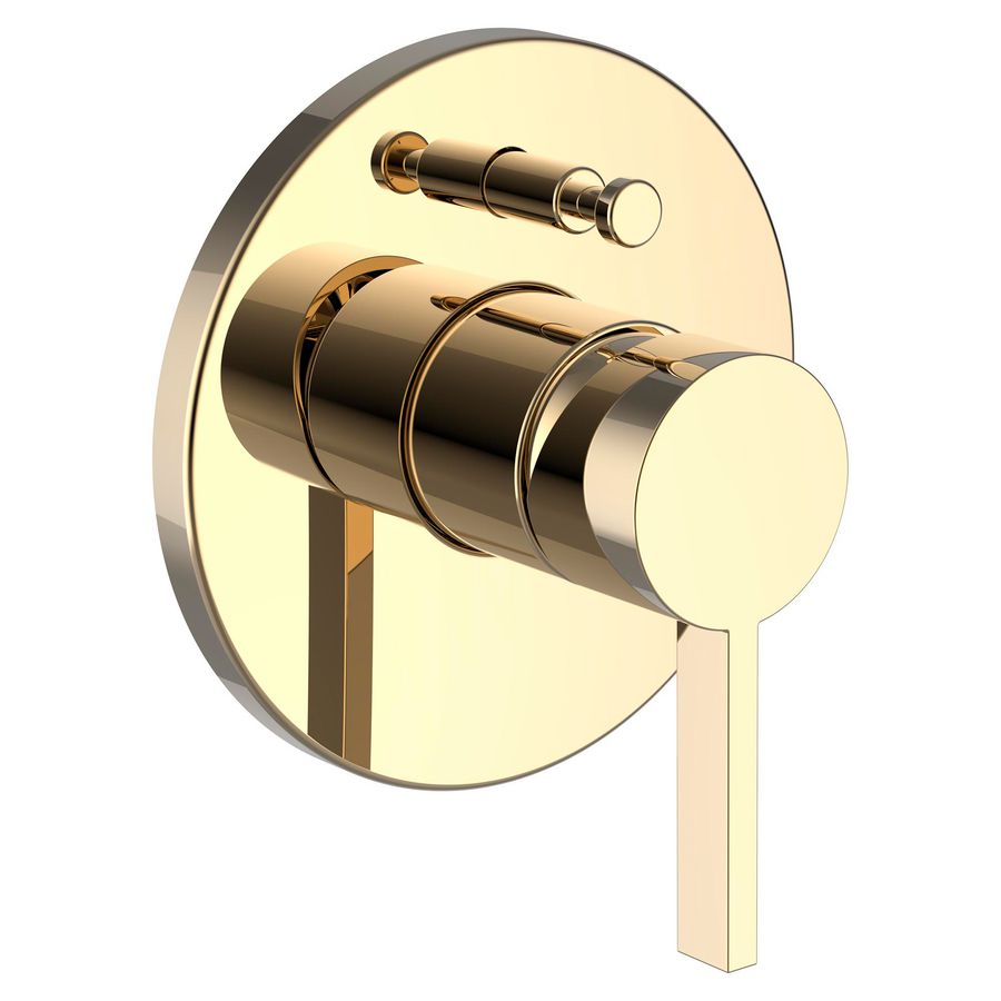 Set voor Inbouw Bad/Douche Mengkraan Simi PVD gold hi-gloss