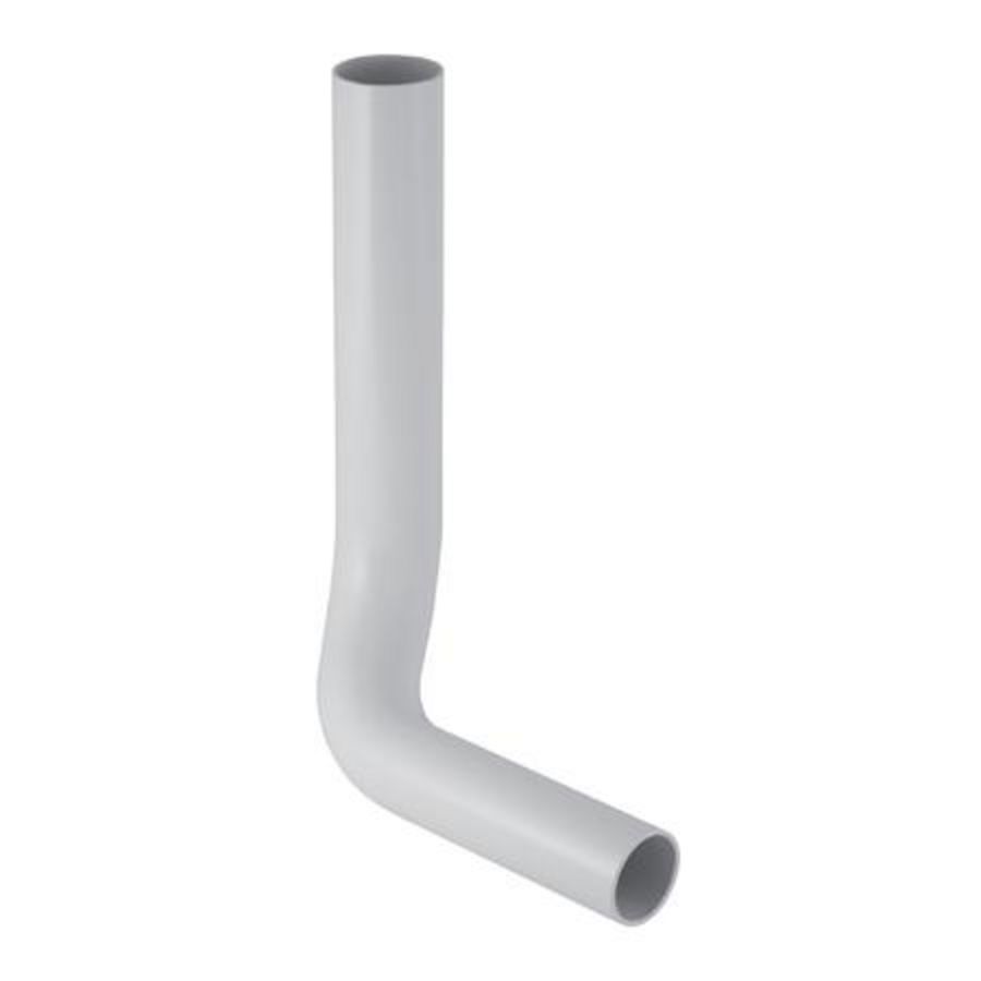 Spoelpijp sprong 60mm links 50/44mm 280x210mm wit