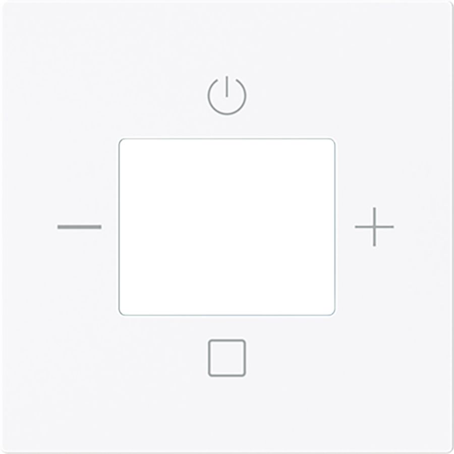 Centraalplaat voor digitale radio art-wit (8252-44G-101)