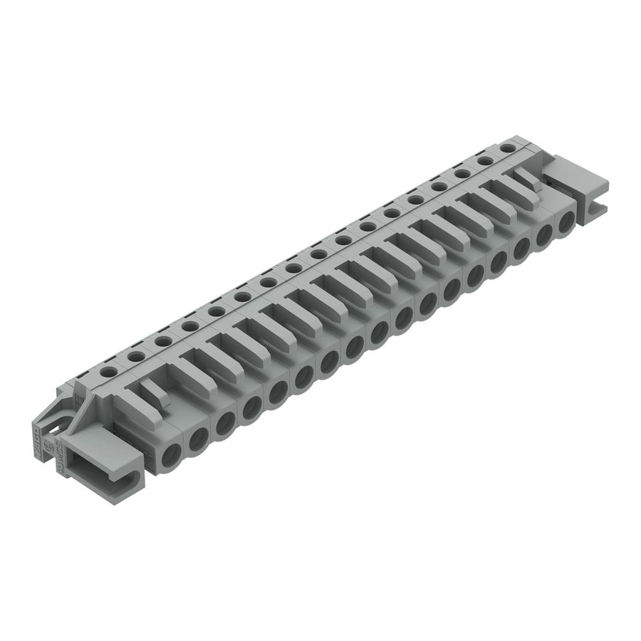 THT FE steker HA raster 5mm grijs 232-247/047-000 VVE=10