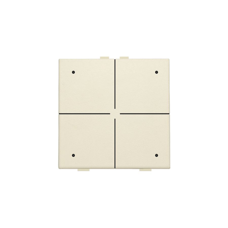 4-voudig drukknop leds/comfortsens. HomeControl cream