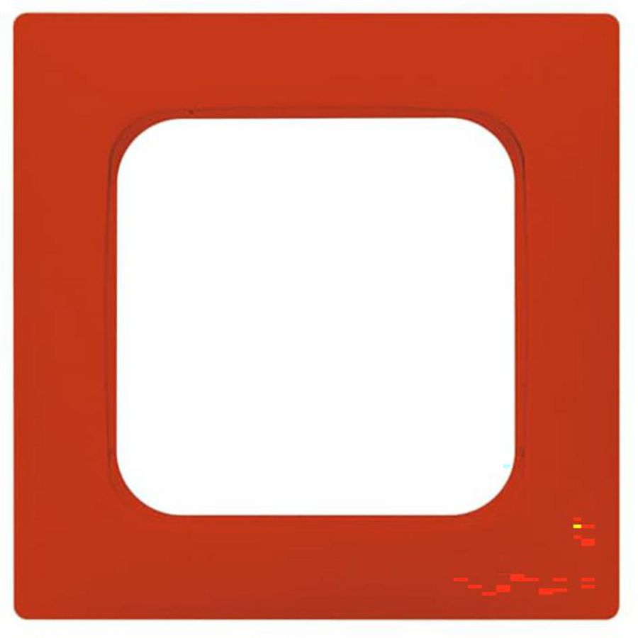 Afdekraam 1-voudig voor wandgoot R-rood (2511-217K-103)