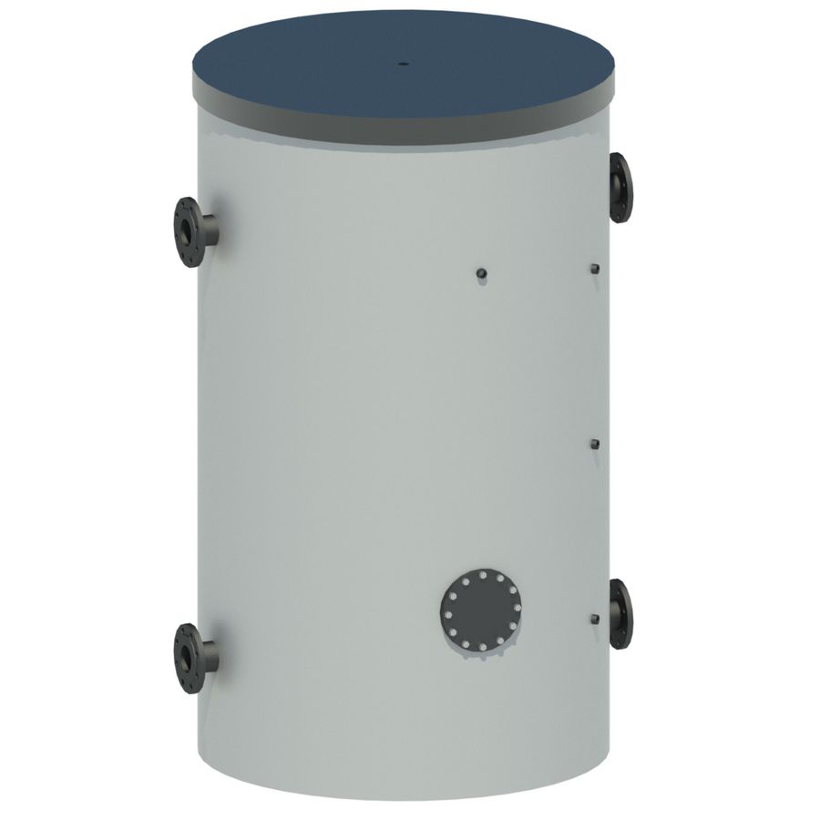 Isolatie cascadevat 1200L verwarmen(+koel)