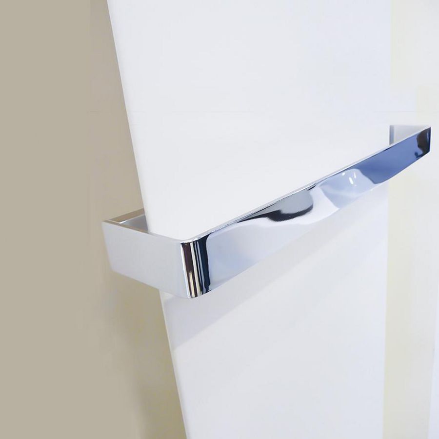 Rechte handdoekbeugel satin stainless steel (l=516