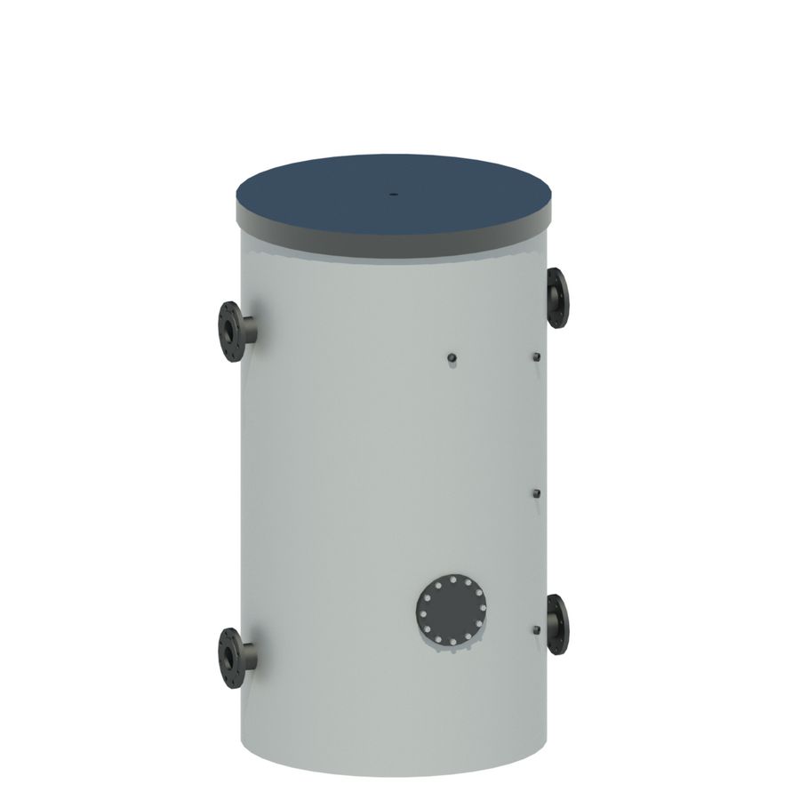 Isolatie cascadevat 750L verwarmen(+koel)