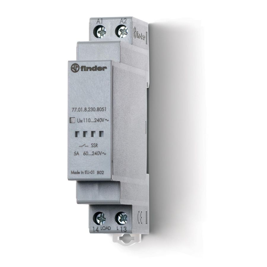Solid-staterelais 1 maakcontact 5A 230V AC 77.01.8.230.8051