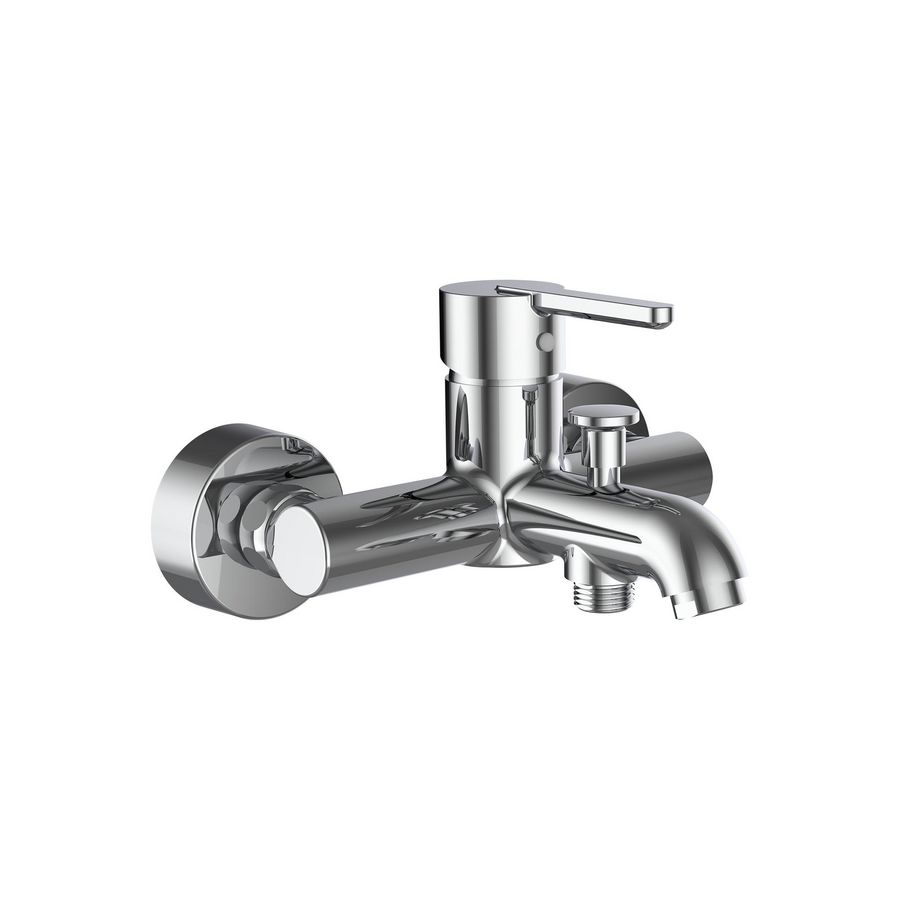 Bad mengkraan bevestigingsafstand 150mm fittingen chroom