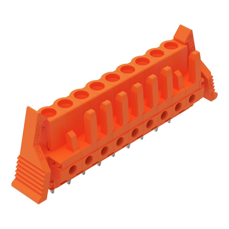 THT FE steker RE raster 5,08mm oranje 232-169/039-000 VVE=25