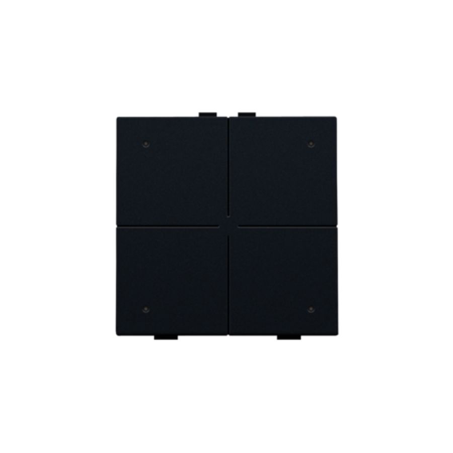 4-voudig drukknop leds/comfortsens. HomeControl black