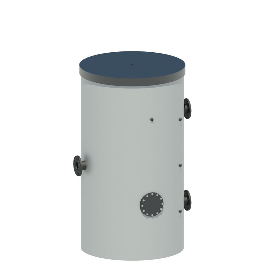 Isolatie buffervat 750L verwarmen(+koel)