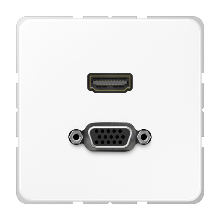 Afdekking alpin wit voor HDMI/VGA CD500