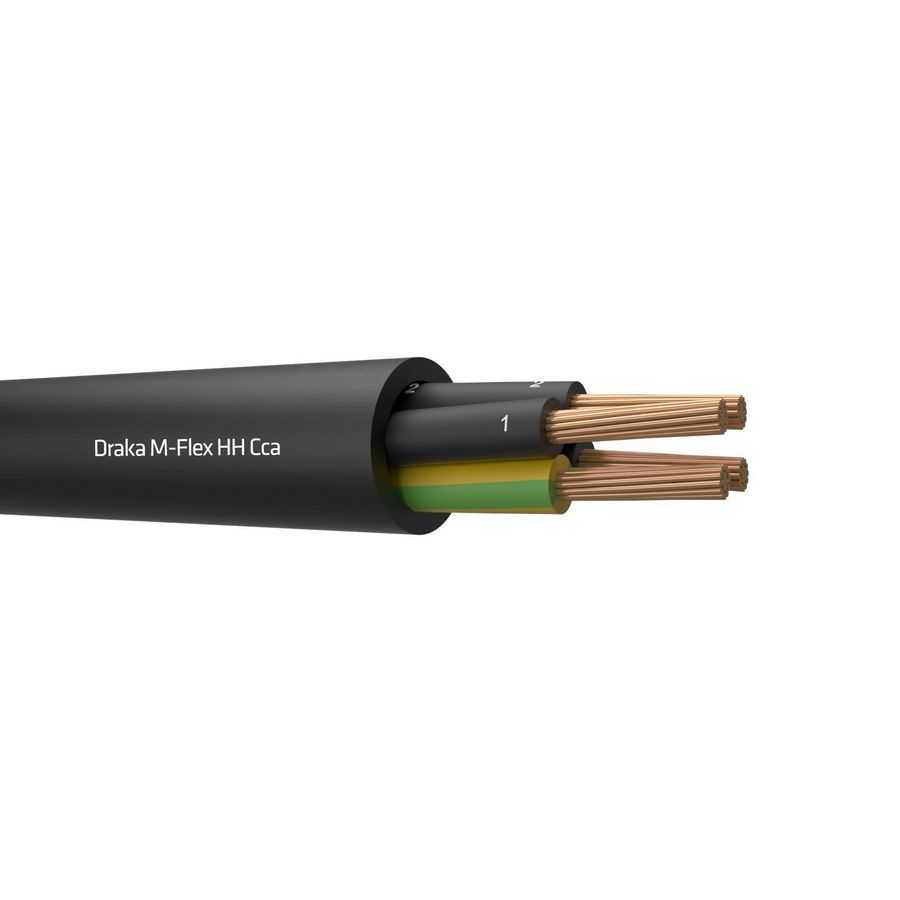 Haspel a 500m. M-FLEX HH Cca 300/500V bk# 12G1,5mm²