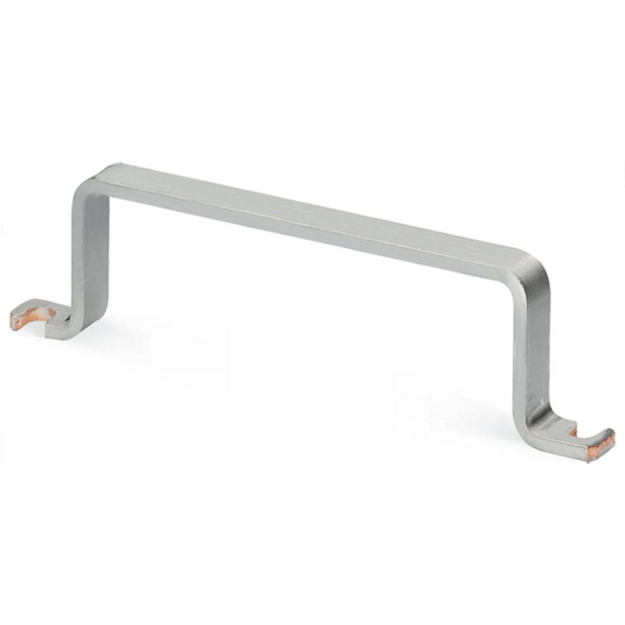 Verzamelrailbeugel Cu 10mmx3mm 8 I/Os zilverkleurig 790-193