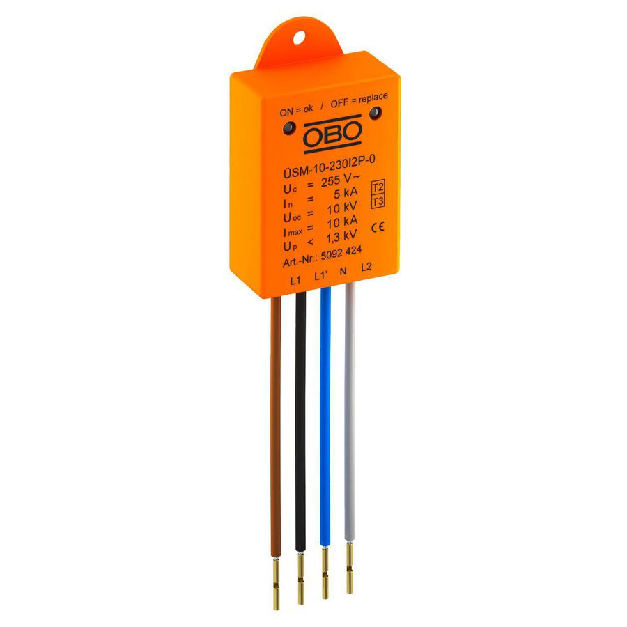 Overspanningsbeveil.module LED-lampen 2 fase 230V 5092424