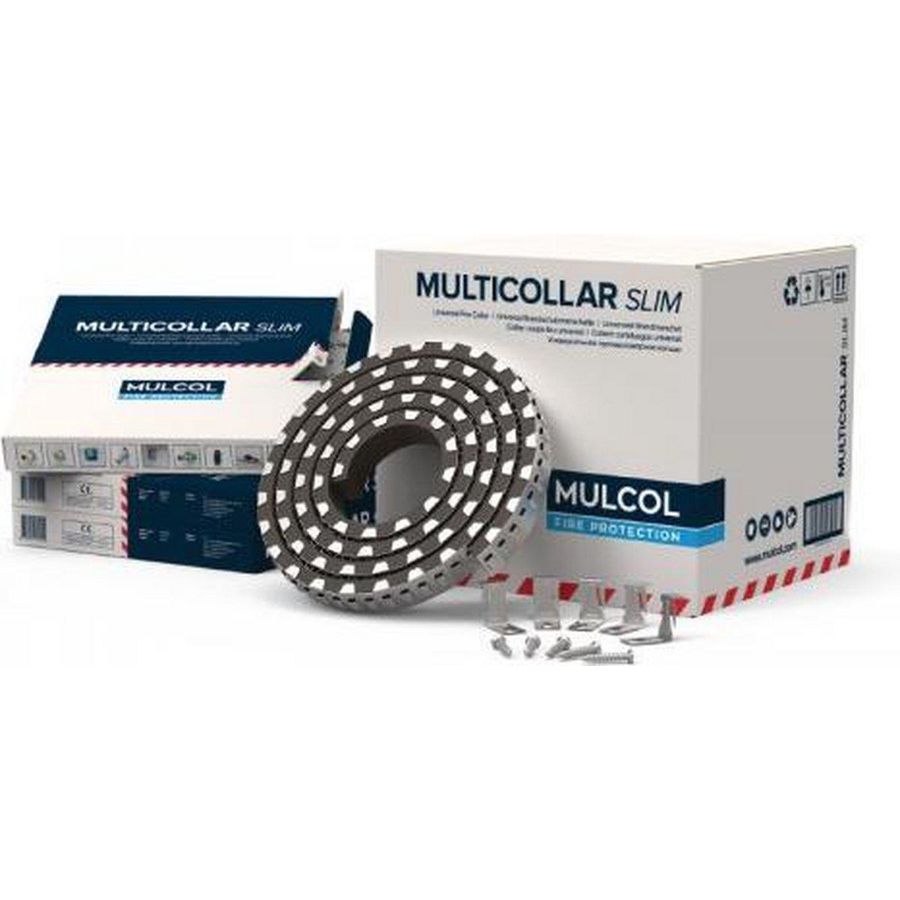 Brandmanchet Multicollar Slim op rol l=2650mm (max. buismaat Ø160mm) excl. bevestigingsclips