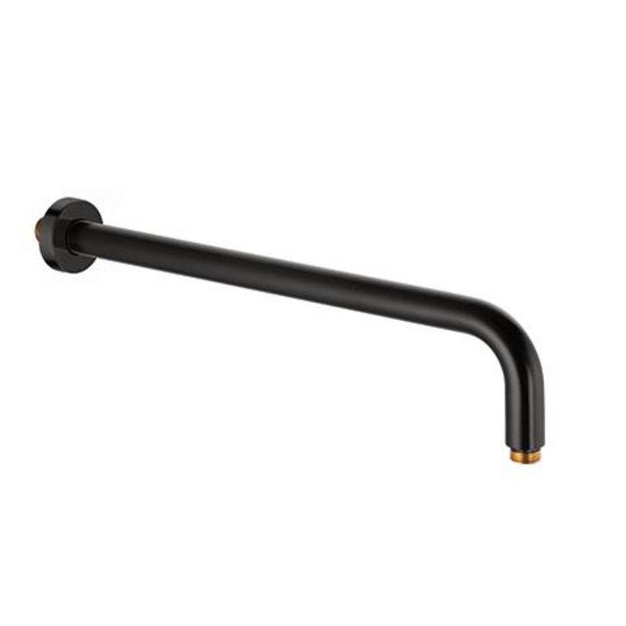 A-QA douchearm  400MM 1/2 matzwart