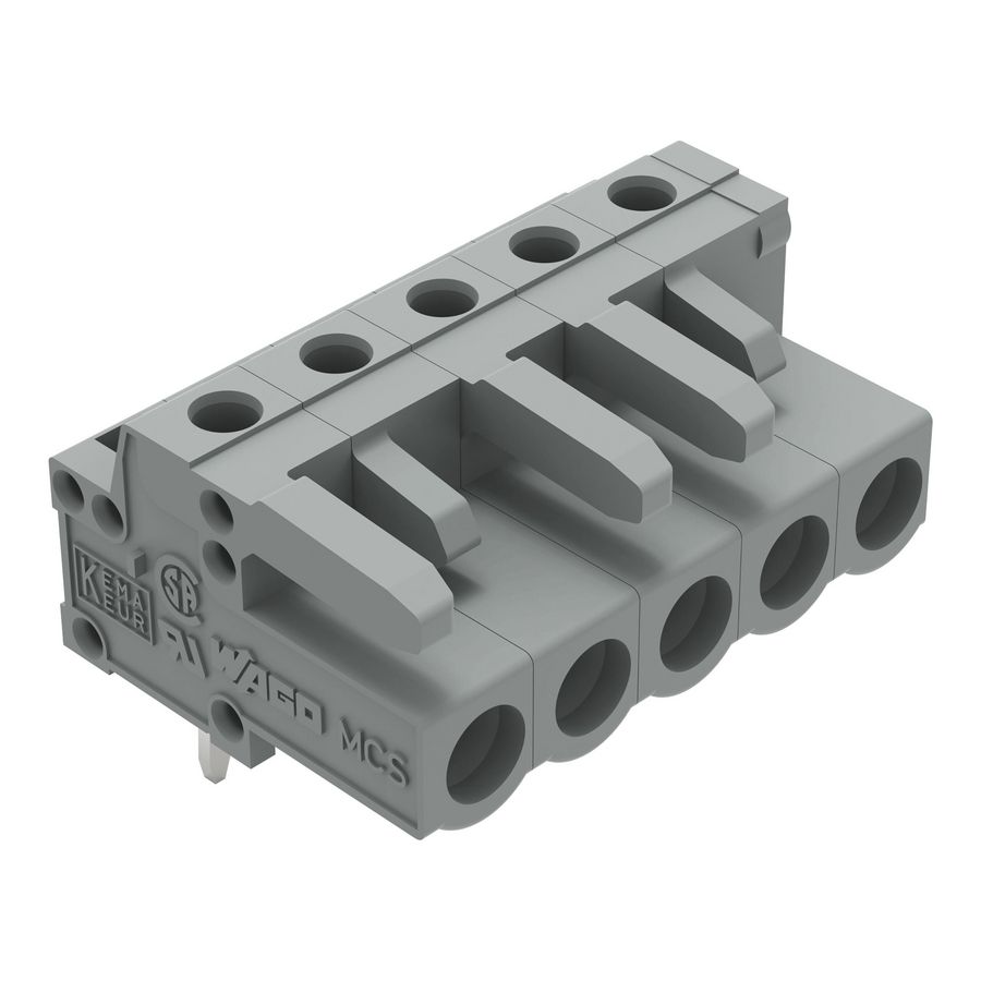 THT FE steker HA raster 5mm grijs 232-235 VVE=100
