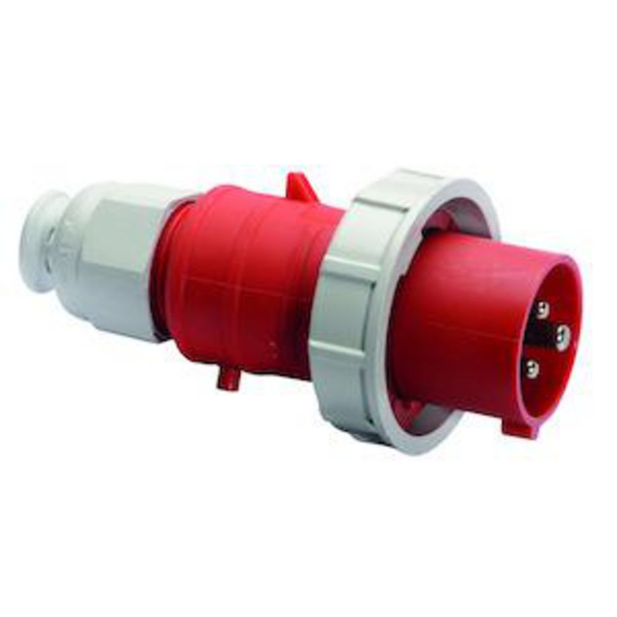 Steker 9h 32A 3P 400V IP67 QC MG Ni