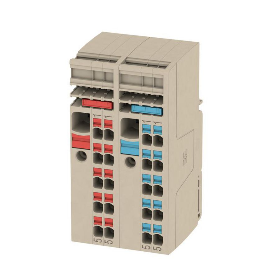 Doorvoerklem PUSH IN d.beige 10mm² 48